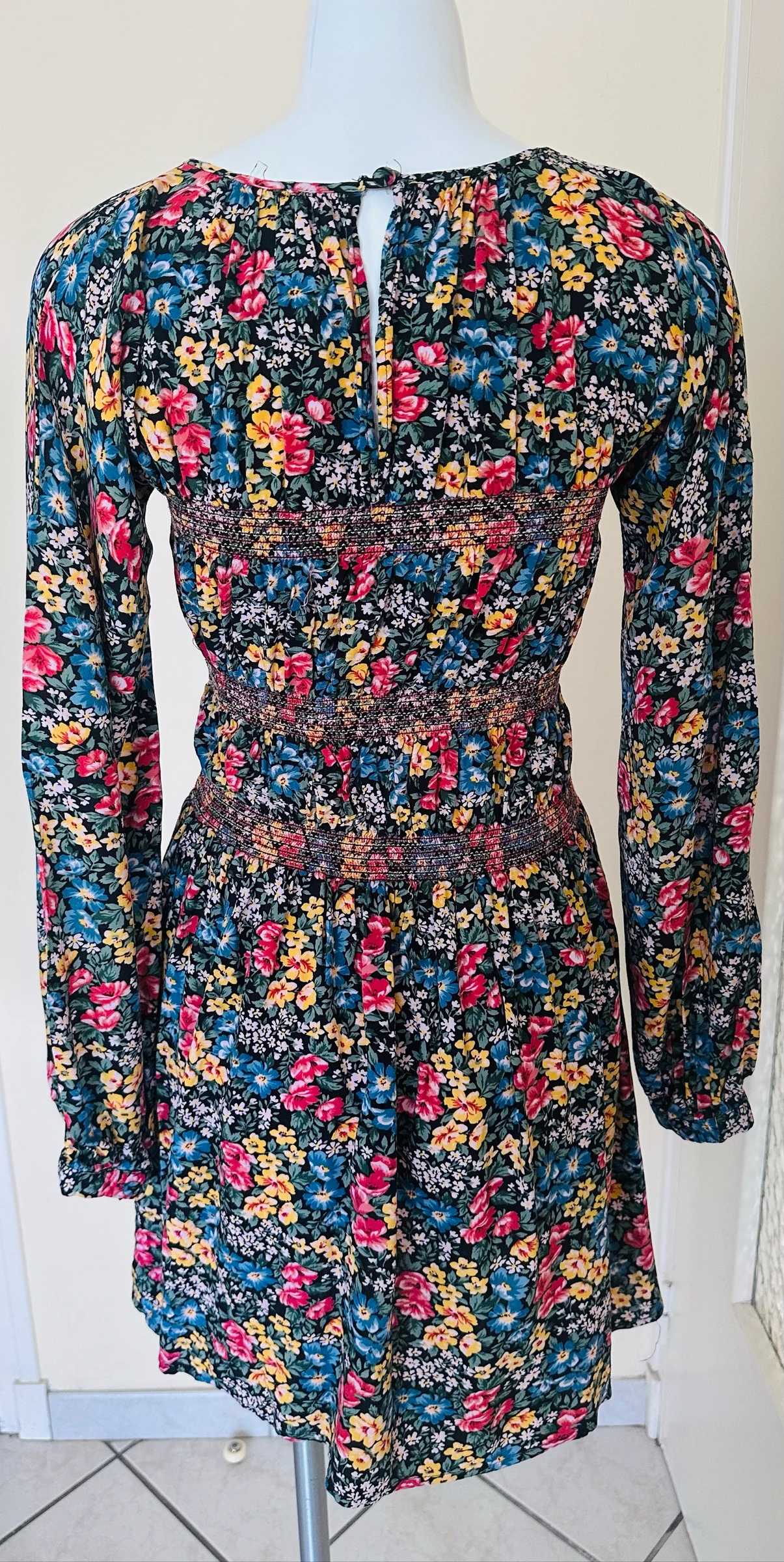 Vestido Floral Smockado Sublime ASOS – Tamanho 38 – Estado Novo – photo 8
